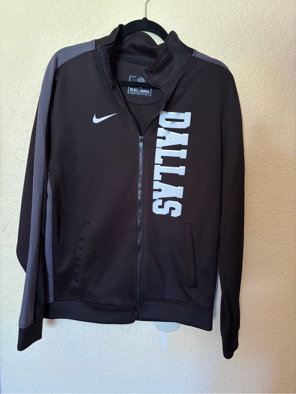 Nike Black & Gray 'Dallas' Full-Zip Track Jacket